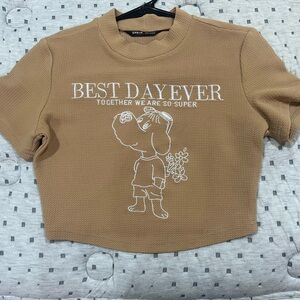 never worn snoopy crop